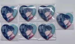 ブルーロック 糸師凛 ハート缶バッジ Anique 7個
