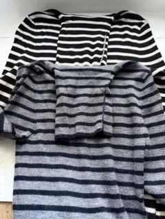 UNIQLO ストライプ ニット セーター 2点セット