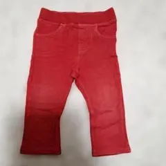 【ホットビスケッツ】赤　ストレッチ　パンツ