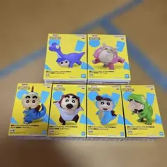 クレヨンしんちゃん オラたちの恐竜日記 カスカベ防衛隊 フィギュア 6点セット