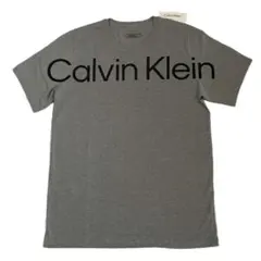 Calvin Klein Tシャツ ロゴ大きめ グレー Sleepwear