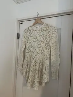 イエナ　アイボリー レース 長袖 トップス