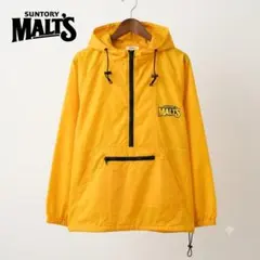 サントリーモルツ ノベルティ アノラックパーカー ナイロンジャケット イエローのサムネイル
