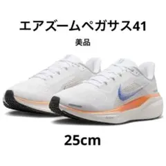 【正規品超美品】NIKE エアズーム ペガサス41 ブループリント　25.0cm