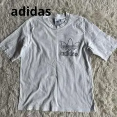 adidas アディダスオリジナルス　刺繍ロゴ デカロゴTシャツ