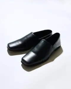 【新品未使用】MBドレススリッポン(スクエアトゥ)　本革スムースレザーver