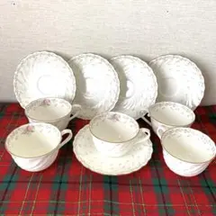 NARUMI花柄ティーカップ＆ソーサーセット 5個