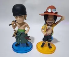 ワールドコレクタブル ワーコレ ワンピース ゾロ エース フィギュアセット