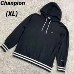 Chanpion チャンピオン　プルオーバー　フーディーパーカー　黒 XL LL
