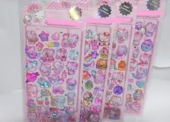 新品◎ハローキティ◎4点セール◎ぷくぷくシール◎ウォーターシール◎輸入品