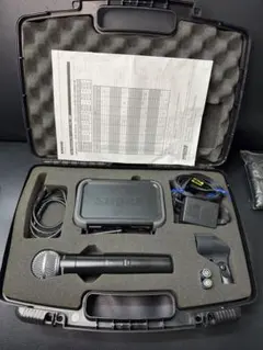 SHURE ボーカルマイク ケース付 ワイヤレスSM58 配信機器BLX4 BLX24/SM58 - Wireless Vocal System with SM58 - Shure USA