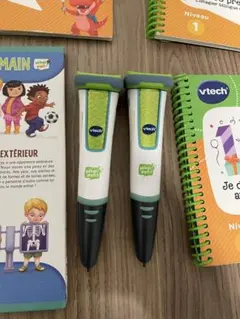 vtech マジックペン 2本セットと絵本4冊