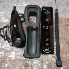 wiiリモコンプラス　黒　フルセット