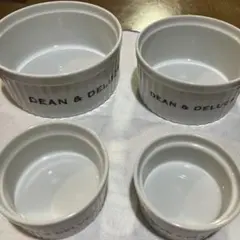 DEAN & DELUCA 陶器ボウル 4個セット