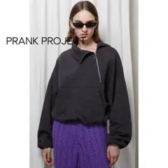 PRANKPROJECT アシンメトリージップスウェット ハーフジップトレーナーのサムネイル