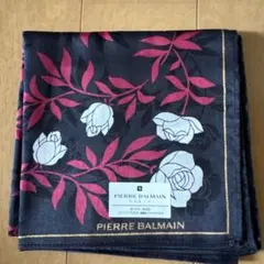 【新品】PIERRE BALMAIN 花柄ハンカチ