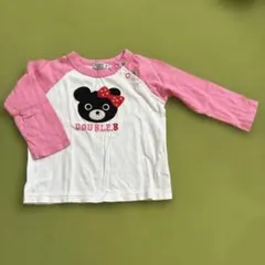 ロンT【ミキハウス・70-80cm・クマ】