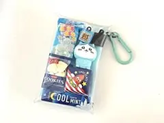 ガチャ詰めポーチ ハチワレ ブルー系① ガチャガチャ