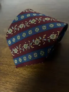 Christian Dior ディオール ネクタイ レッド　ネイビー　国内正規品
