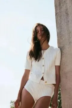 ケーブルニットカーディガン　♡新品♡ エイチアンドエム　H&M