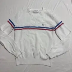 LACOSTE MADE IN FRANCE ニット ホワイトのサムネイル