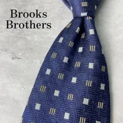 USA製 Brooks Brothers ジャガード スクエアドット柄 ネクタイ