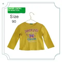 United Colors of Benetton 長袖Tシャツ イエロー 90のサムネイル