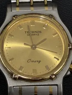 【電池交換済・稼働品】TECHNOS テクノス Orrery 腕時計 ゴールドのサムネイル