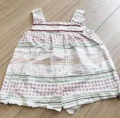 美品　セラフ　トップスドット柄タンクトップキャミ