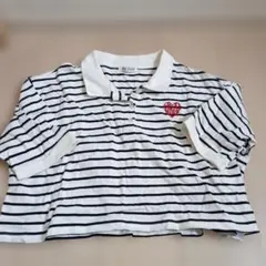 tip top+ ボーダー ポロシャツ 半袖のサムネイル