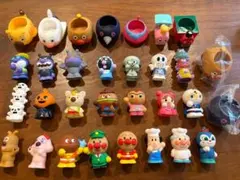 NHKキャラクター フィギュア ソフビ 指人形 セット ノンタン等 レア