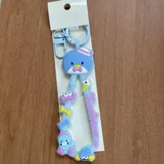 サンリオ　キャラクター大賞第1弾 タキシードサム　　ラバーコードキーホルダー
