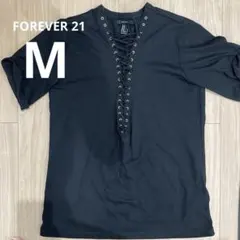 Forever21 ブラック 半袖 トップス レディースのサムネイル