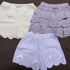 ショートパンツ3点セット