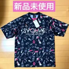 SVOLME 半袖シャツ ブラック/ピンク　スボルメ　新品　サッカー　フットサル