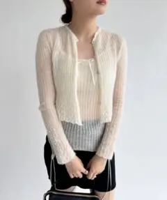 【EUCHRONIA】Wholegarment silkmohair cardi