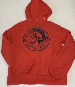 DIESEL フード付きレッドジャケット