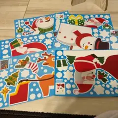 新品❤️ ウォールステッカー クリスマス 飾り サンタさん