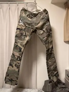 ミニマル mnml カーゴパンツ フレアパンツ 迷彩 ブーツカットのサムネイル