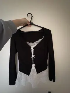 【3/15まで値下げ可能‼︎】NICE CLAUPレース付き長袖