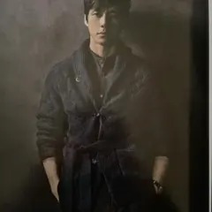 【西島秀俊着用】EDIFICE MARINE KNITショールカラーカーディガン