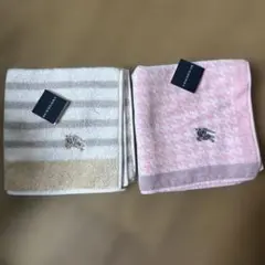 BURBERRY タオルハンカチ 2枚セット