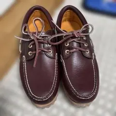 2026年最新】Timberland カラー：レッド系 メンズ モカシン・デッキ
