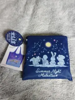 東京ディズニーシー　ダッフィー　エコバッグ　サマーナイトメロディー　新品