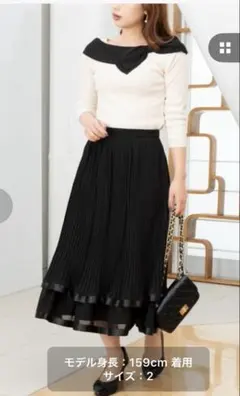 FENDI 美品 19AW ロング プリーツ スカート FQ7093 A9D0 - メルカリ
