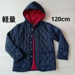 COMME CA ISM キッズジャケット 120A ネイビー/レッド　超軽量