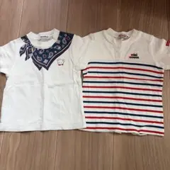 ファミリアtシャツ90 ミキハウスtシャツ80のサムネイル