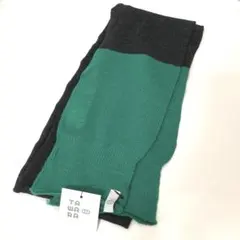 TAWARA バイカラー　メリノウール　マフラー　　　未使用品