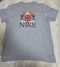 NIKE バスケットボール グラフィック Tシャツ L ライトブルー 美品