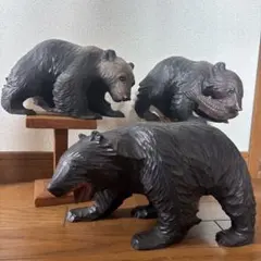 木彫り熊 一刀彫り ミニチュア8体セット50年前昭和レトロ北海道アイヌ 木彫り熊 一刀彫り ミニチュア8体セット50年前昭和レトロ北海道